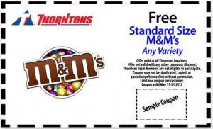 Free M&M's Coupons