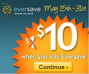 Free $10 Eversave Credit