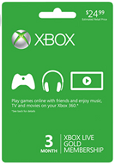 Xbox Live 3-Month Deals