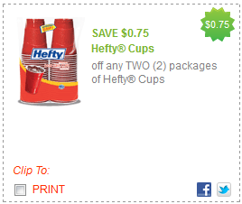 Hefty Cup Coupons