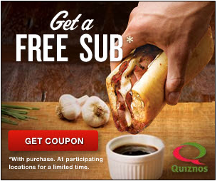 Quiznos Coupons
