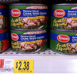 Tyson Canned Chicken Deals