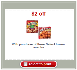 Frozen Snacks Coupons