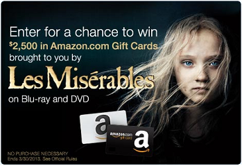 Les Miserables Sweepstakes