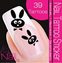 Easter Bunny Nail Decals