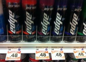 Edge Shaving Gel Coupons