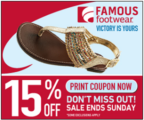 Famous Footwear Coupons