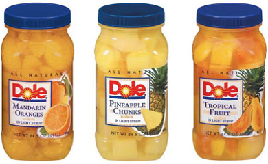 Dole Fruit Jars Coupons