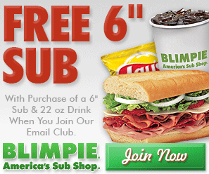 Blimpie's Coupons