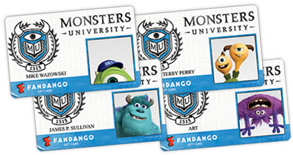 Monsters U Fandango Deals