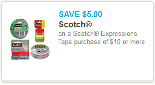 Scotch Tape Coupons