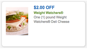 Weight Watchers Cheese Coupons