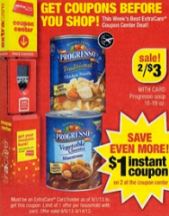 Progresso Soup Coupons