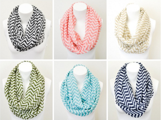 Chevron Infinity Scarf Deals