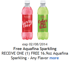 Aquafina Water Coupons
