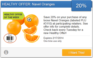 Navel Oranges Coupons