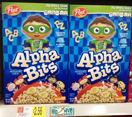 Alpha-Bits Cereal Coupons