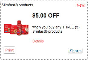 Slimfast Coupons
