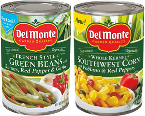 Del Monte Canned Vegetables Coupons