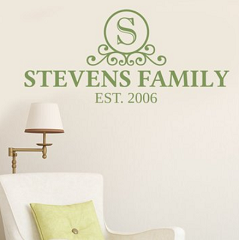Family Name Decal Deals