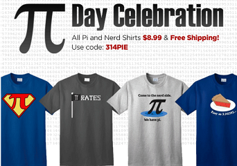 Pi Day Shirt Deals