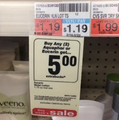 Eucerin CVS Deals