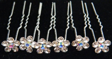 Crystal Flower Hair Clip Deals