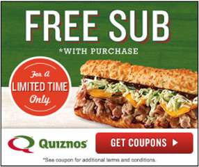 Quiznos Coupons