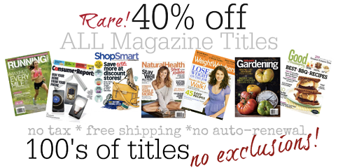 Magazine Sale
