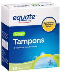Equate Tampons Coupons