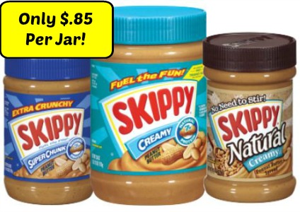 Skippy Peanut Butter Coupons