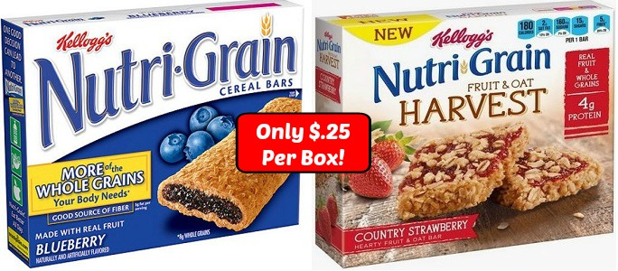 Nutri-Grain Coupons