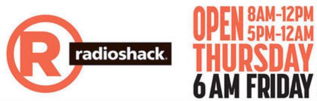 RadioShack Black Friday 2014