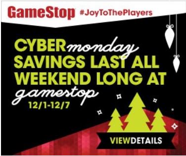 Gamestop Cyber Monday