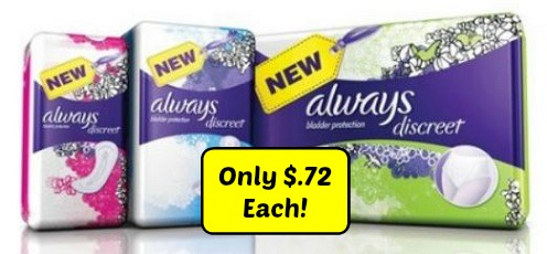 Always Discreet Coupons
