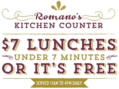 Romano's Kitchen Counter Coupons
