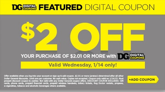 Dollar General Coupons