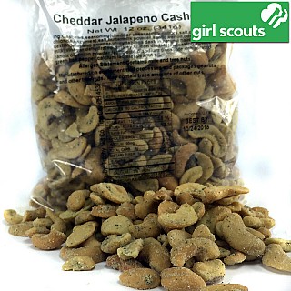 Girl Scouts 12 oz Bag of Cheddar Jalapeno Cashews Only $5.99 Shipped!