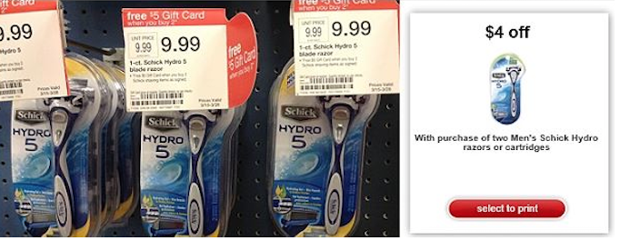 Schick Hydro 5 Razor