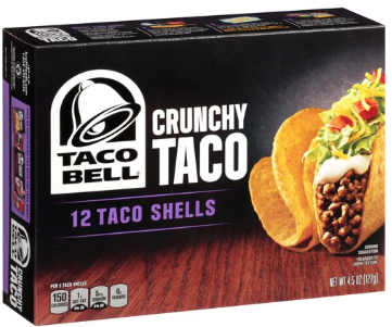 Taco Bell Crunchy Taco Shells