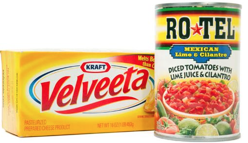 Velveeta and Rotel