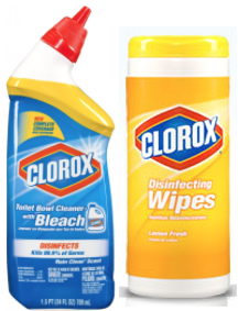 Clorox Wipes And Toilet Bowl Cleaner