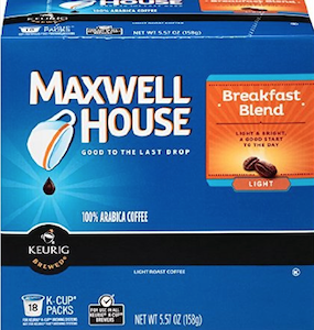 Maxwell House Coffee Pods