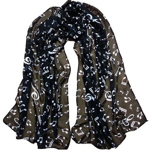 Musical Note Scarf Deals