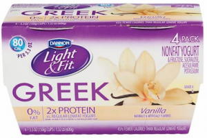Dannon Light & Fit Greek Yogurt