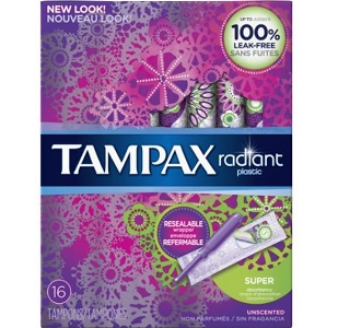 Tampax Radiant Deal