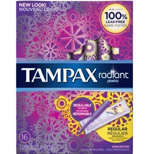 Tampax Radiant Deal