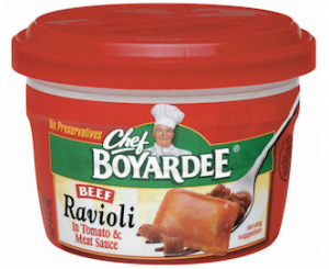 Chef Boyardee Microwaveable Cups