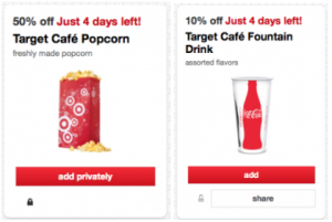 Target Cafe Popcorn Drink