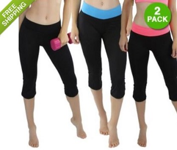 Ladies Capri Yoga Pants